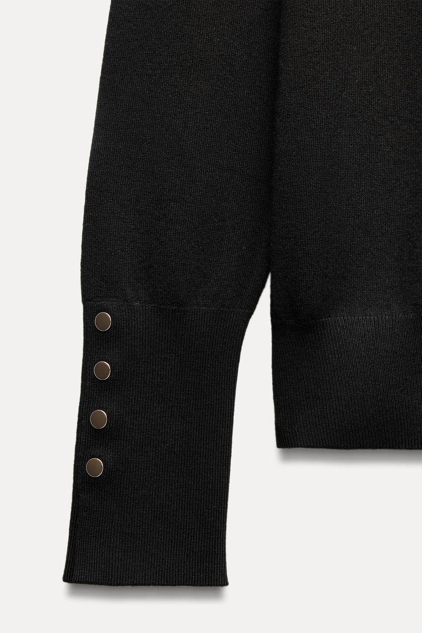 Basic Plain - Black - Sweater