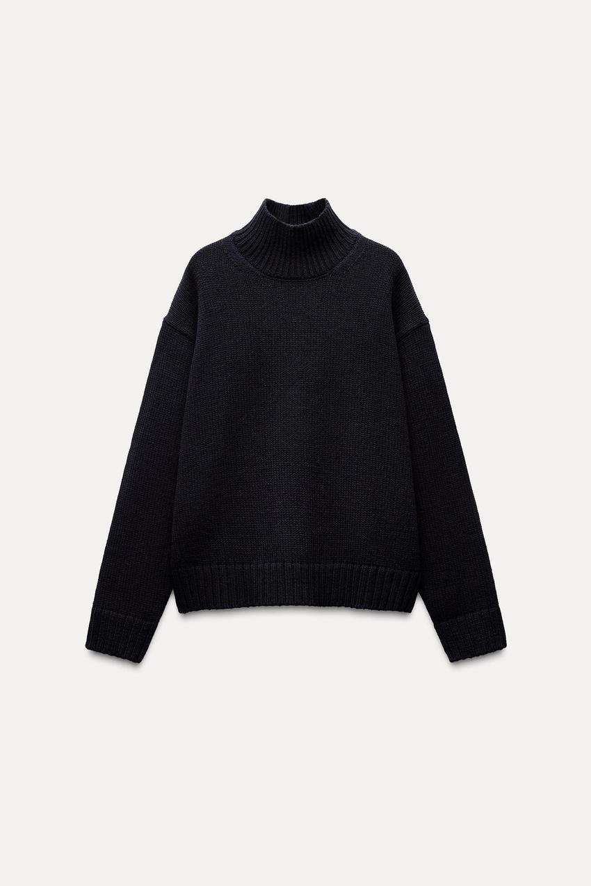 High Neck - Black - Sweater