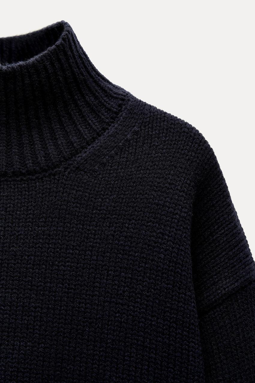 High Neck - Black - Sweater