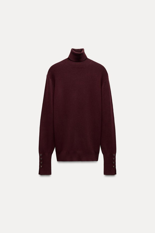 Basic Plain - Red - Sweater